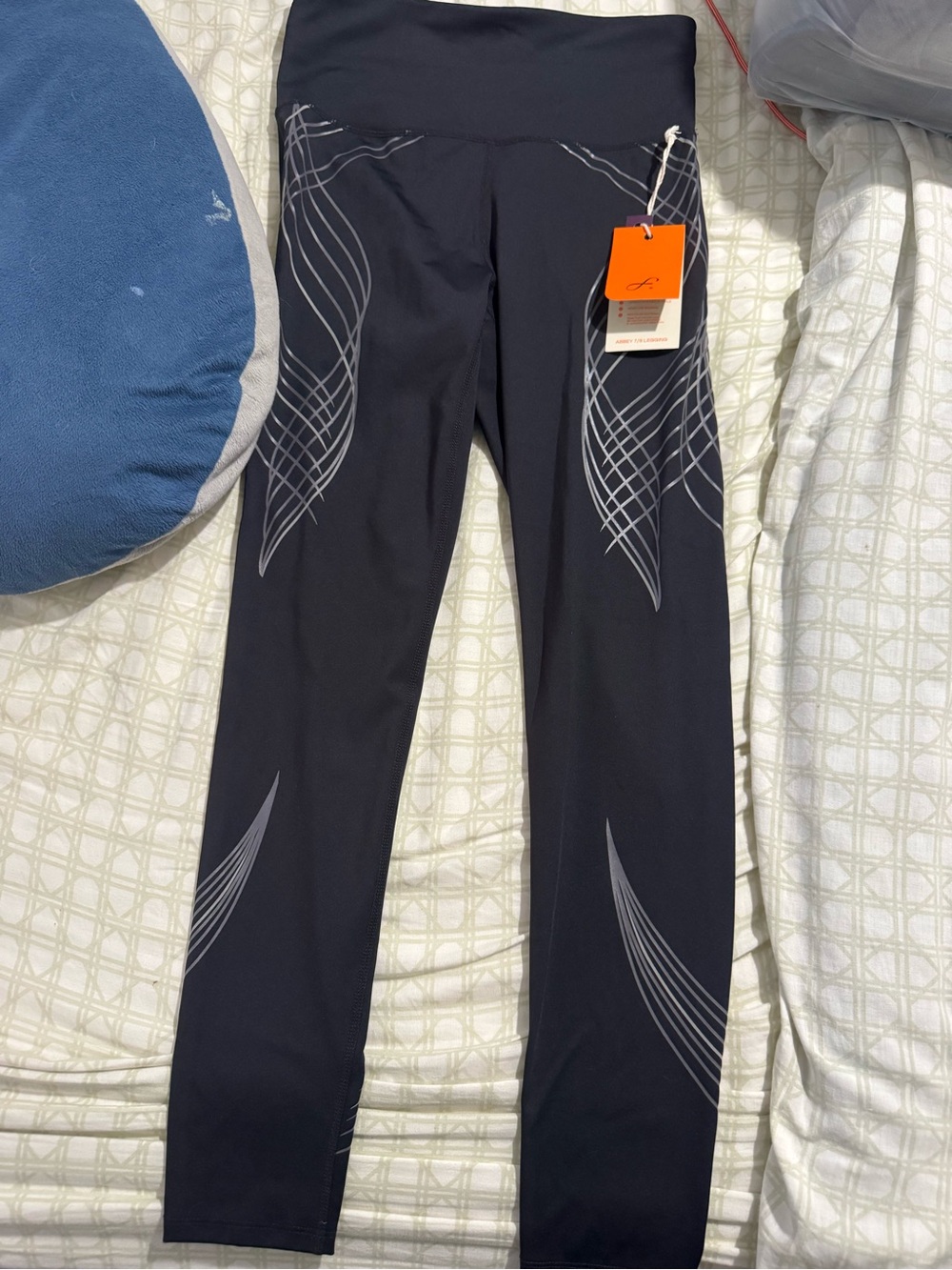 Freely Abbey 7/8 Legging High Rise Black & White size small